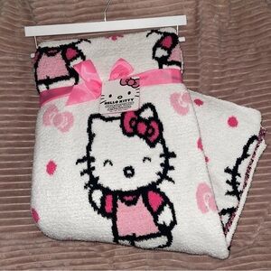Hello Kitty Reversible Daisy Spring Throw Blanket